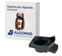 ALGOMAS® Support de capsule compatible avec Dolce Gusto Genio MS-623037 | Pièce de rechange de substitution non originale | Ajustement parfait | Plastique résistant à la chaleur | Évite les fuites et