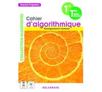Algomaths* Cahier d'algorithmique et de programmation 1re, Tle Technologiques Enseignement commun (2022) - Cahier élève