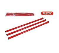 Algon Campos support pour brûleur gaz 75 cm en acier peint rouge - trépied
