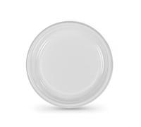 Algon Lot de 25 assiettes réutilisables rondes blanches 17 x 17 x 1,5 cm Plastique - Marque EAN : 8433774752868