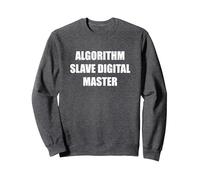 Algorithme Slave Digital Master Sweatshirt, Unisexe pour Adultes, Chiné Foncé, S