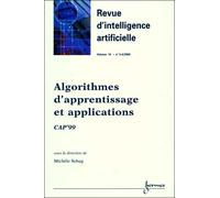Algorithmes d'apprentissage et applications CAP'99 - Elisa Sebag - Hermes Science Publications - broché - Revue