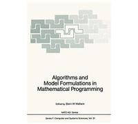 Algorithms And Model Formulations In Mathematical Programming