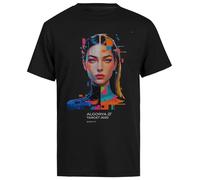 Algorya Objectif 2030 Boxy T-Shirt Noir À Manches Courtes pour Hommes Male Black Tee Men Short Sleeve T-Shirt