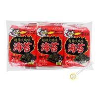 Algue grillée épicé MANIDDO 3x5g Corée - Lot de 3 pièces