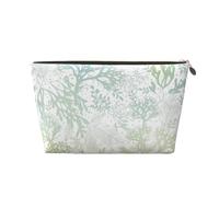 Algues Bleues de mer Verte, Trousse de Maquillage Trousse à cosmétiques Trousse de Toilette de Voyage Portable Pochette de Toilette