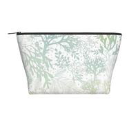 Algues Bleues de mer Verte, Trousse de Toilette Trousse de Maquillage Sac à cosmétiques Trousse de Toilette de Voyage Portable