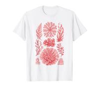 Algues Rouges inspirées d'Ernst Haeckel Biologie Marine T-Shirt