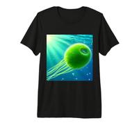 Algues Vertes Chlamydomonas T-Shirt Haut de Gamme