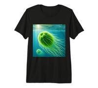 Algues Vertes Chlamydomonas T-Shirt Haut de Gamme