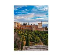 Alhambra à Grenade, Andalousie, Espagne，for Children 1000 Pieces Papier Puzzle Jigsaws, DIY Casual Puzzles Toys, for Adults and Teenagers Unique Gifts Toys（50x70cm）-L82