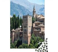 Alhambra Puzzle 1000 Pièces pour Adults Adolescents Et Enfants Puzzles Éducatifs Puzzle en Papier Écologique 38x26cm/1000pcs