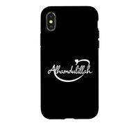 Alhamdulillah for Everything Muslimah Islam Musulman Men Woman Coque pour iPhone X/XS