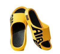 AlHECE Chausson Été Mens Sliders Eva Soft Outdoor Beach Walking Slippers Pantoufles De Douche Anti-Dérapant Plates-Jaune-39-40