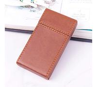 ALHJ Etui A Cigarette Cuir,Style Simple,Portable Extra Slim Boîtes à Cigarettes,Imperméable Étanche à La Poussière Porte Cigarettes,C