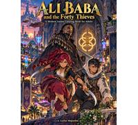 Ali Baba and the Forty Thieves: A Modern Anime Coloring Book for Adults