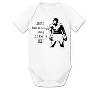 Ali Bee Body bébé Coton Bio Muhammad Proverbes Barboteuses Garçons et Filles 0-12 Mois, Größe2:68/4-6 Mois, Baby:Blanc