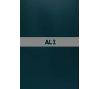Ali: Carnet de notes unique et personnalisable comme un Cadeau d'anniversaire pour le prénom Ali