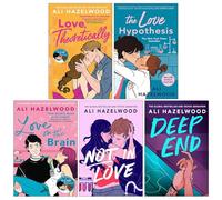 Ali Hazelwood 5 Books Collection Set (Love Theoretically, The Love Hypothesis, Love on the Brain, Not In Love & Deep End)