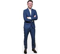 Ali Plumb (Blue Suit) Silhouette en Carton Taille Mini