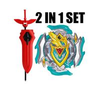 (ALI158) B-X TOUPIE BURST Toupie B-125 02 : Salamandre de l'enfer Jouet à gravité pour enfants avec lanceur d'épée