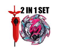 (ALI163) B-X TOUPIE BURST Toupie B-125 02 : Salamandre de l'enfer Jouet à gravité pour enfants avec lanceur d'épée