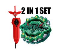 (ALI168) B-X TOUPIE BURST Toupie B-125 02 : Salamandre de l'enfer Jouet à gravité pour enfants avec lanceur d'épée