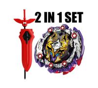 (ALI174) B-X TOUPIE BURST Toupie B-125 02 : Salamandre de l'enfer Jouet à gravité pour enfants avec lanceur d'épée