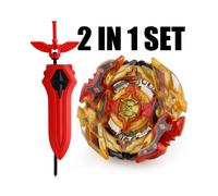 (ALI178) B-X TOUPIE BURST Toupie B-125 02 : Salamandre de l'enfer Jouet à gravité pour enfants avec lanceur d'épée