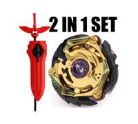 (ALI181) B-X TOUPIE BURST Toupie B-125 02 : Salamandre de l'enfer Jouet à gravité pour enfants avec lanceur d'épée