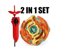 (ALI182) B-X TOUPIE BURST Toupie B-125 02 : Salamandre de l'enfer Jouet à gravité pour enfants avec lanceur d'épée