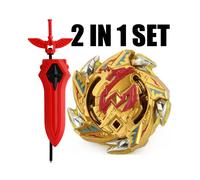 (ALI194) B-X TOUPIE BURST Toupie B-125 02 : Salamandre de l'enfer Jouet à gravité pour enfants avec lanceur d'épée