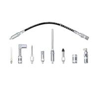 Aliaga Embout de graissage pour outils Kit de coupleurs de graisse de 9 pièces Accessoires de graissage à connexion Accessoires complets de lubrification