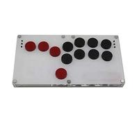 Aliaga Manette de de Combat à Boutons Complets Joystick à Doigt Mince avec Fonction de Remplacement à Chaud pour Votre D'Arcade Préféré. Durable - 23,6 X 12,5 X 1,5 Cm.