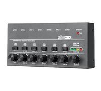 Aliaga Mini mixeur audio KTV karaoké 6 canaux stéréo professionnel ultra faible bruit 6 canaux