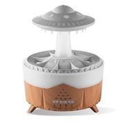 Aliaga Rain Cloud Humidificateur de nuit avec son de goutte d'eau de pluie et diffuseur d'huiles essentielles à lumière LED 7 couleurs, C
