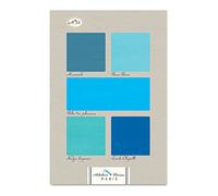Alibabette éditions Paris bleus N Degree12 A5 livre d'art 240 pages, 8,25 par 14,5 cm 100 g Papier sans acide Ecru Lin Coutures (Ab1b012)