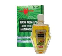 ALIBOOSTER - Huile verte de massage - Minyak Angin Eagle Brand Cap Lang 24ml - Rafraîchissante Traditionnelle - Bien-être et Fraîcheur Naturelle