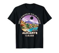 Alicante, Spain Great European Solar Eclipse 2026 T-Shirt