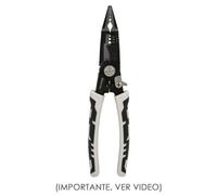 Alicates Multifuncion (Apriete / Pelacables / Sujeción / Cortar / Afilar-Reparar / Poner Terminales / Arrancar y Rizar Cable)