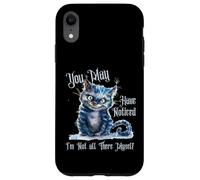 Alice Adventures Wonderland Livre Vintage Citation Lewis Carrol Coque pour iPhone XR
