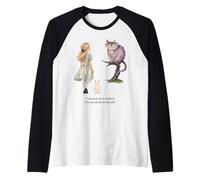 Alice Adventures Wonderland Livre Vintage Citation Lewis Carrol Manche Raglan