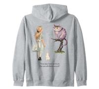 Alice Adventures Wonderland Livre Vintage Citation Lewis Carrol Sweat à Capuche