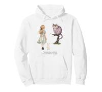 Alice Adventures Wonderland Livre Vintage Citation Lewis Carrol Sweat à Capuche