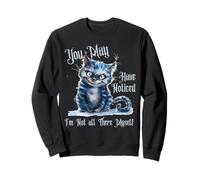 Alice Adventures Wonderland Livre Vintage Citation Lewis Carrol Sweatshirt
