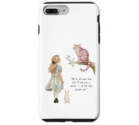 Alice Adventures Wonderland Retro Livre pour Enfant Coque pour iPhone 7 Plus/8 Plus