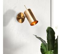 Alice applique murale orientable finition or