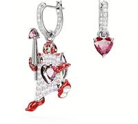 Alice au Pays des Merveilles - Carte à Jouer - Boucles d'Oreilles - Swarovski