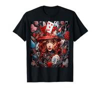 Alice au pays des merveilles Chapelier fou Reine de cœur T-Shirt