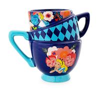 Alice au pays des merveilles Disney Tasse à thé sculptée en céramique | Grande tasse à café pour expresso, caféine, boissons, essentiels pour la maison et la cuisine | Cadeau mignon Chapelier fou |